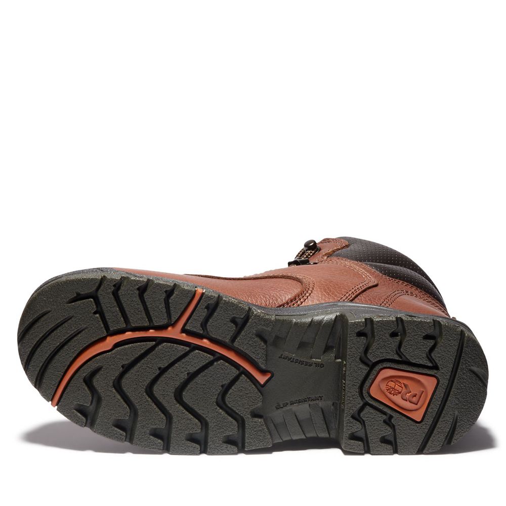 Botas de Trabajo Timberland Mujer Pro® Titan® 6\" Alloy Toe Marrones/Negras - Chile EJL-893407